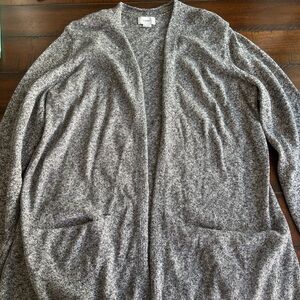 Old Navy Heather Gray Open Cardigan